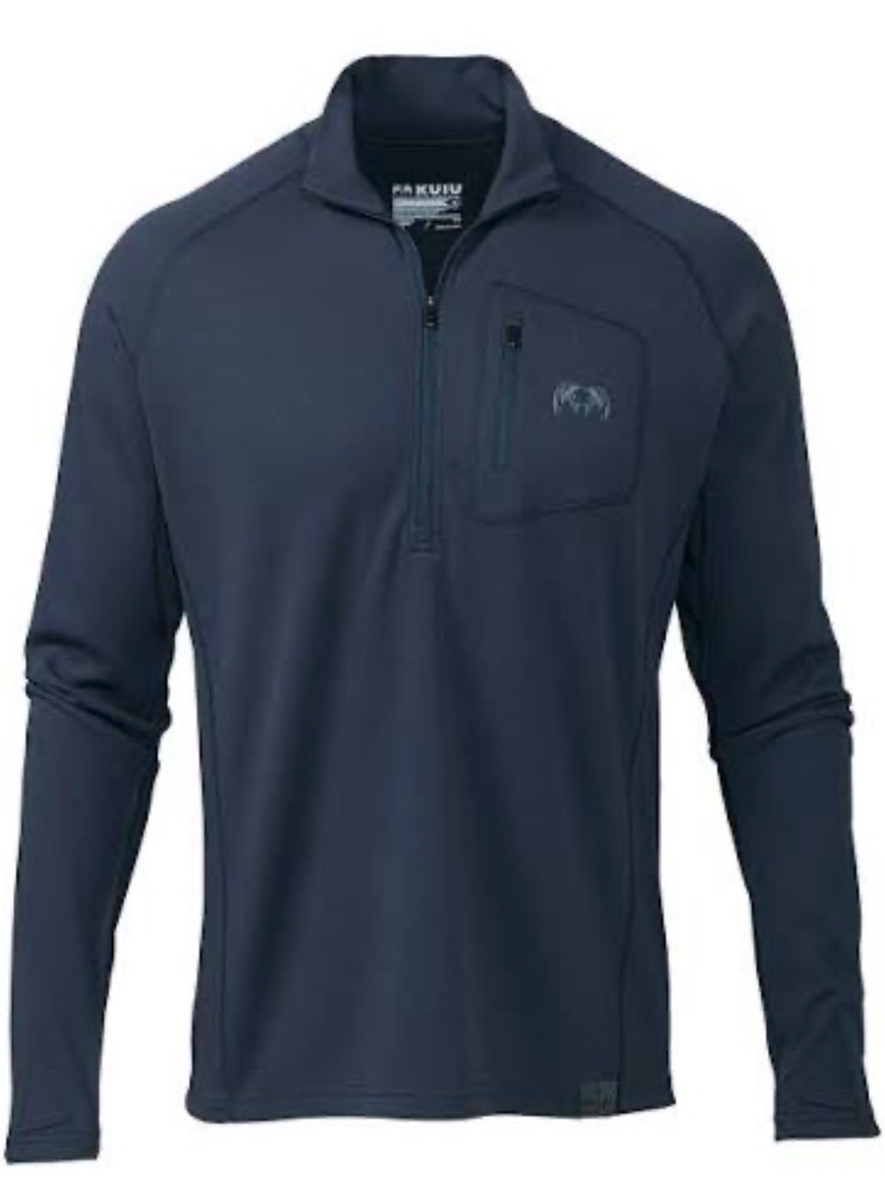 KUIU Ultra Merino 145 Zip-T hunting base layer shirt Men XXL steel blue outdoor